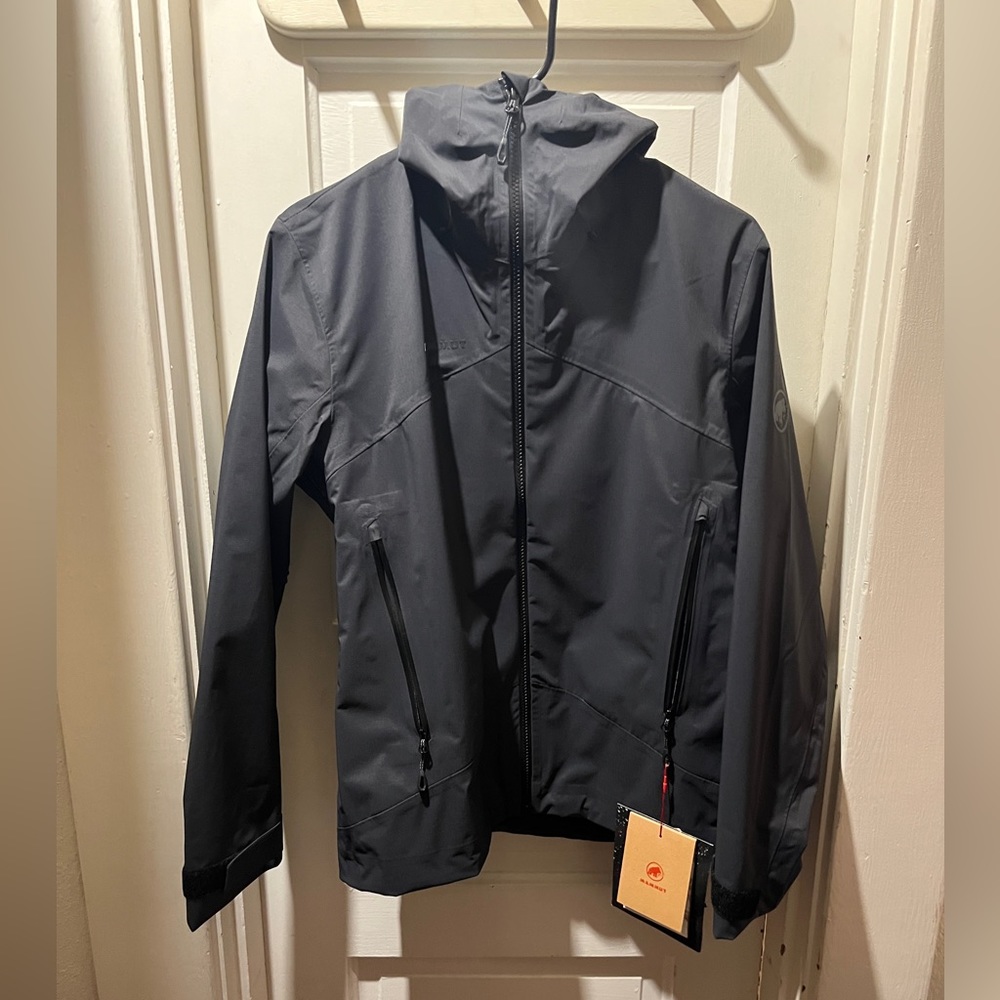 NWT Mammut Rain Jacket - Kento HS Hooded Jacket